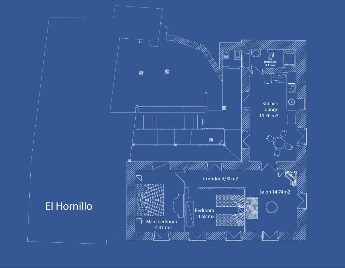 Casa Rural El Hornillo Вайермосо Екстериор снимка